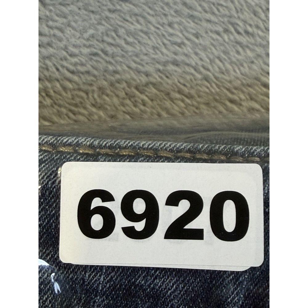 Silver Jeans Womens 30 Blue Dark Wash Distrese Denim Sam Boyfriend Mid Rise - Picture 9 of 9